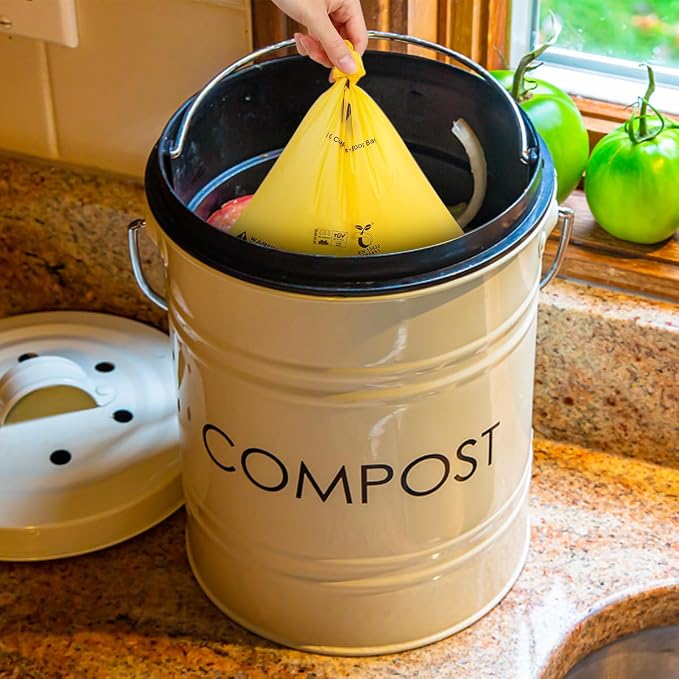 Certified Home Compostable Dog Poop Bags, 120 Plant Based Bags (8 Rolls) | TÜV AUSTRIA Home Compost, ASTM D6400, EN 13432 and NF T51-800 Certified, Extra Thick, Unscented, Leak Proof, Cornstarch