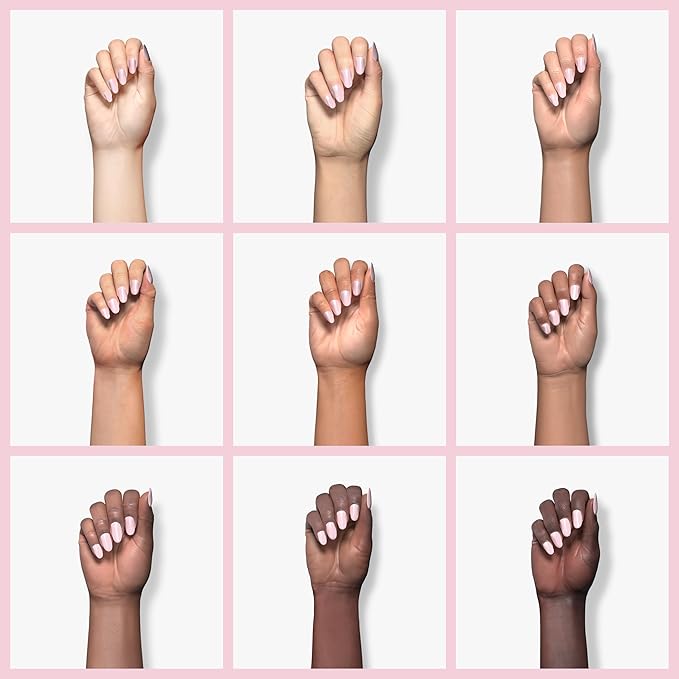 duri Nail Polish, 340 Forever Beautiful, Pale Pink Color, Soft Pastel, Neutral Shade with Sheer Finish for French Manicure, Wedding, Everyday Wear, 0.45 Fl Oz