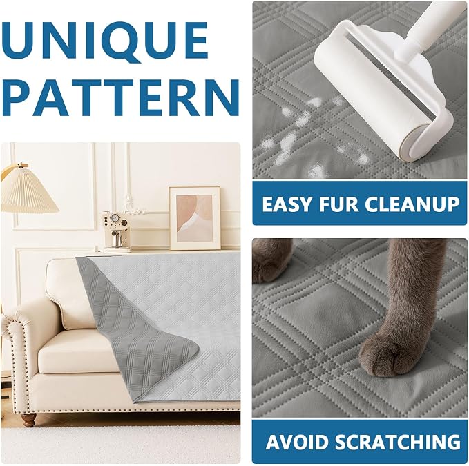 Waterproof Reversible Dog Blanket, Soft Couch Cover for Dogs Washable | Dual-Sided Waterproof Pet Bed Blanket, Resist Stains Spills & Pet Hair, Practical Furniture Protector For Pets, Size 40"x70"