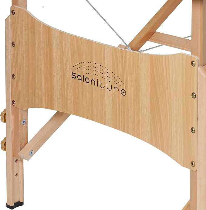 Saloniture Basic Portable Folding Massage Table - Lavender
