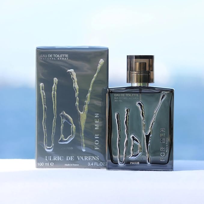 Ulric De Varens Classic Eau De Toilette for Men - Masculine, Seductive, and a Scent of Virility - Tantalizing, Woody, Citruses and Notes of Fern, Mint, Tarragon, and Rosemary- 3.4 Fl Oz