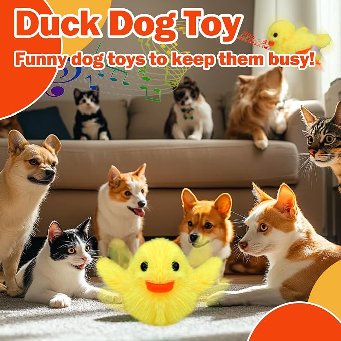 Mity rain Interactive Dog Toys Duck