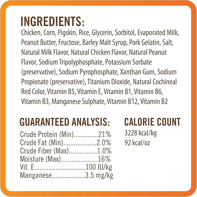 Nutri Chomps Dog Chews, 5-inch Twists, Easy to Digest, Rawhide-Free Dog Treats, 15 Count, Real Chicken, Peanut Butter and Milk flavors | A rawhide-free chew that's gentle and easy to digest, made with the real, wholesome ingredients dogs love