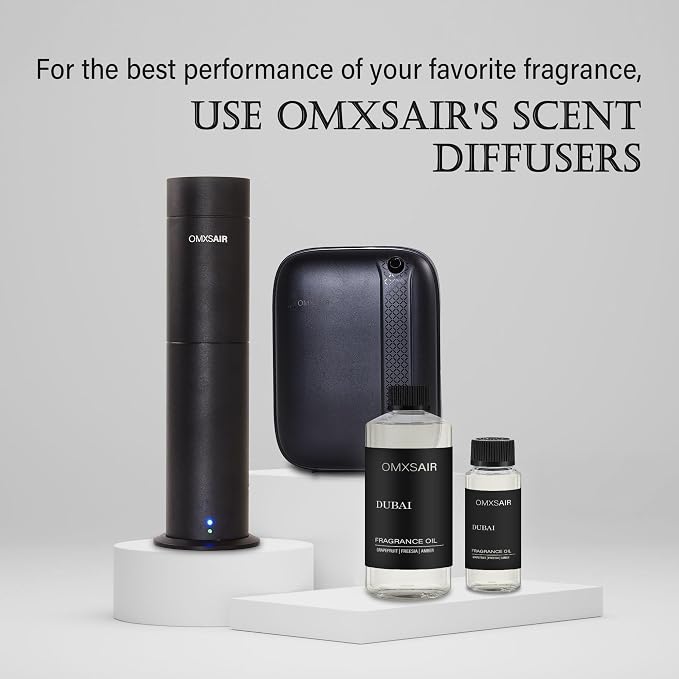 Luxury Hotel Scent Dubai Oil Diffuser Refill Kit | Long Lasting Essential Oil for Large Room, HVAC & Car Waterless Fragrance Diffusers| Nanotech Formula| Spa Calming Aromatherapy Oil 500ml