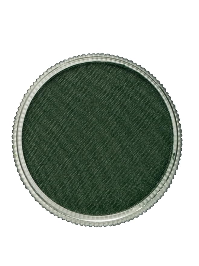 Face and Body Paint Dark Green(30gm)Non-Toxic High-Quality Paint for Children and Adults Halloween Makeup, Costumes, Festivals
