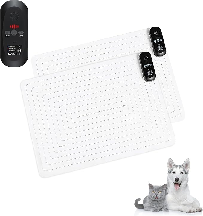 SVD.PET 2-Pack Scat Mat for Cats, Dog Shock Pet Training Mat, 22" X 16"