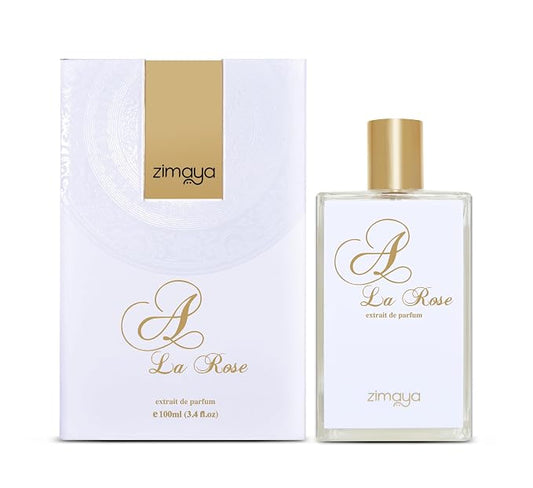 Zimaya A La Rose Extrait de Parfum Spray for Women, 3.4 Fl. Oz