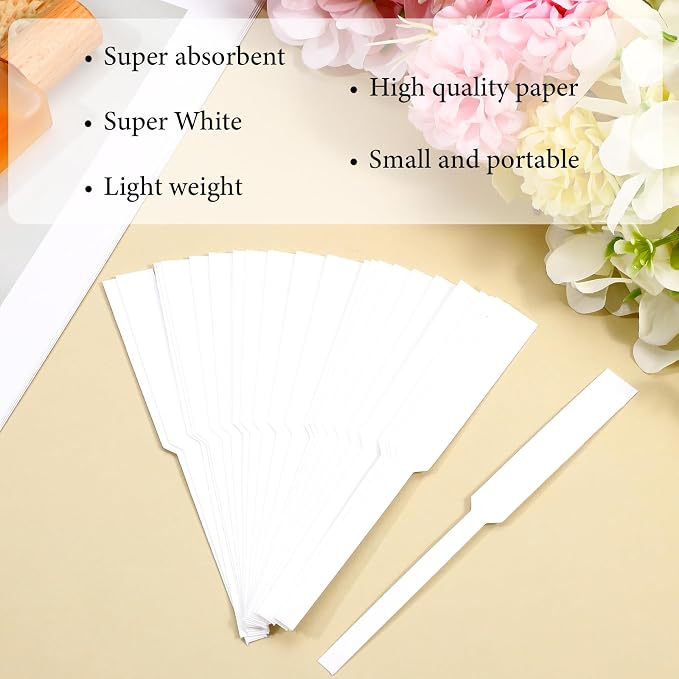 2000 PCS Premium Scent Strips for Perfume Testing - Fragrance Tester Strips, Strong Absorbent White Blotter Paper for Essential Oils, Aromatherapy & Spice Evaluation