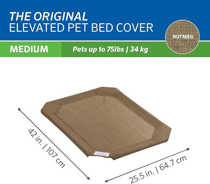 Original Pet Bed Replacement Cover - Nutmeg - Medium (42" x 25.5")