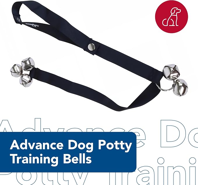 Coastal Pet - Advance - Dog Potty Training Bells, Brown Paws and Bones, 1" x 31"