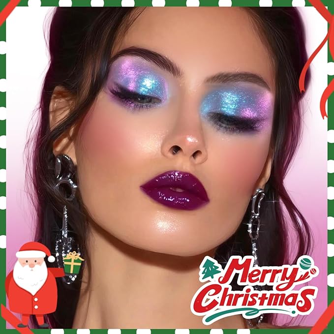 Multichrome Liquid Eyeshadow Set,3PCS Multi-Dimensional Fairy Makeup,High Pigment Waterproof Aurora Eye Shadow,Ultre Fine Tip Glitter Eyeliner (01 Aurora+02 Twilight+03 Moonbow)