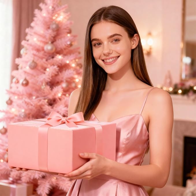 Birthday Get Well Soon Self Care Package Spa Gifts Basket for Women | Pink Luxury Christmas Thinking of You Anniversary Relaxing Gift Set for Mom Sister Girlfriend Wife Friend Her