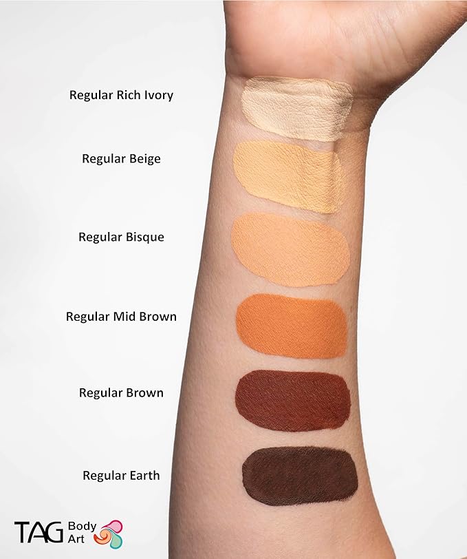 TAG Face and Body Paint - Regular Brown 32gm