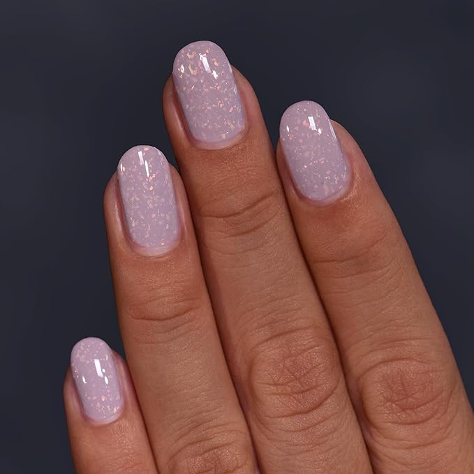 ILNP Misty - Soft Lilac Flakie Shimmer Nail Polish
