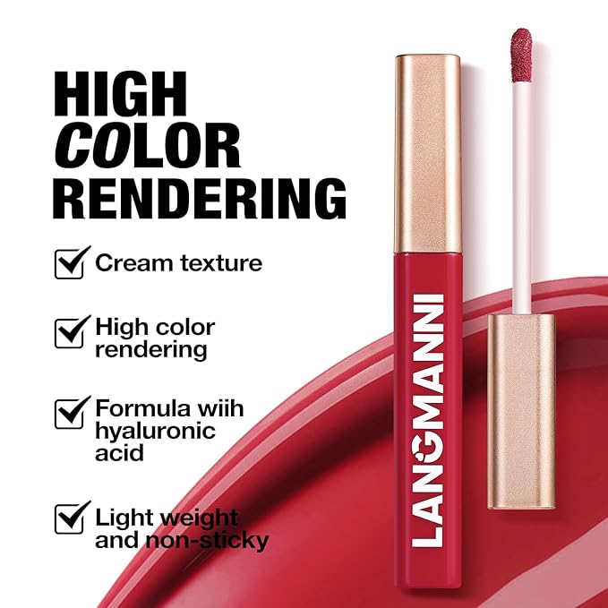 Jolilab 4 Colors Cream Texture Lip Gloss Set - Highly Pigmented,Hydrating, Moisturizing Makeup for Women（#1+2+6+11）
