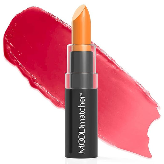 MOODmatcher LIVAURA Original Color Changing Lipstick – 12 Hours Long-Lasting, Moisturizing, Smudge-Proof, Glamorous Personalized Color, Premium Quality – Made in USA (Orange)