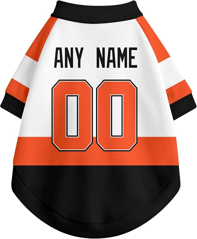 Philadelphia Dog Clothes Personalized Pet T Shirt for Dogs Gift | Custom Name Number Jersey Style Pet Shirt for Dog