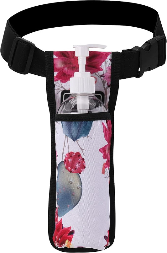 Massage Bottle Bag Massage Therapist Holster Massage Lotion Holster Massage Oil Holster（9d1KD-Hua）