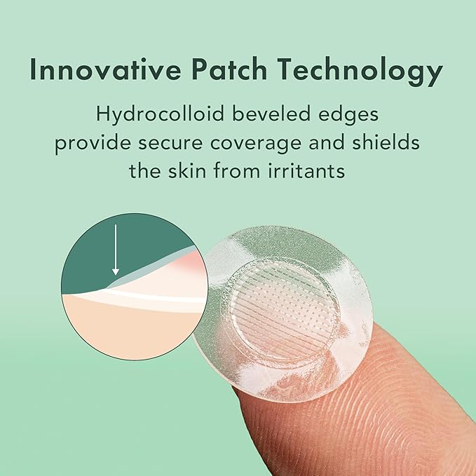 Rael Pimple Patches, Miracle Microcrystal Spot Cover - Hydrocolloid Acne Pimple Patch with Tea Tree Oil, Early Stage Zits and Blemish, Korean Skin Care (27 Count)