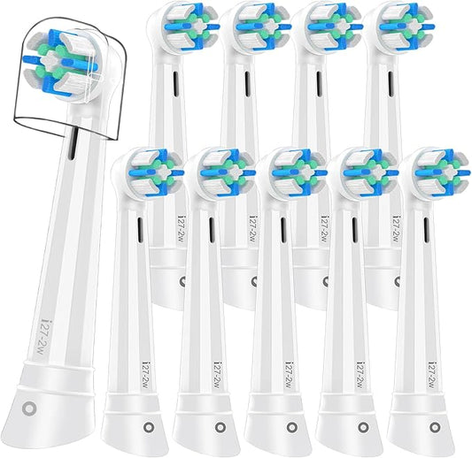iO Replacement Heads Compatible with Oral B iO Electric Toothbrush,Compatible with Oral B iO Series 2/3/4/5/6/7/8/9/10,Premium Bristles for Deep Cleaning&Gentle Care,White