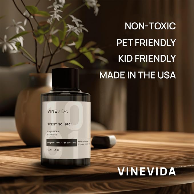 VINEVIDA [128 Oz] Inspired by: Palo Santo; Diffuser Oil Refill | Premium Scent Diffuser Oil for Home