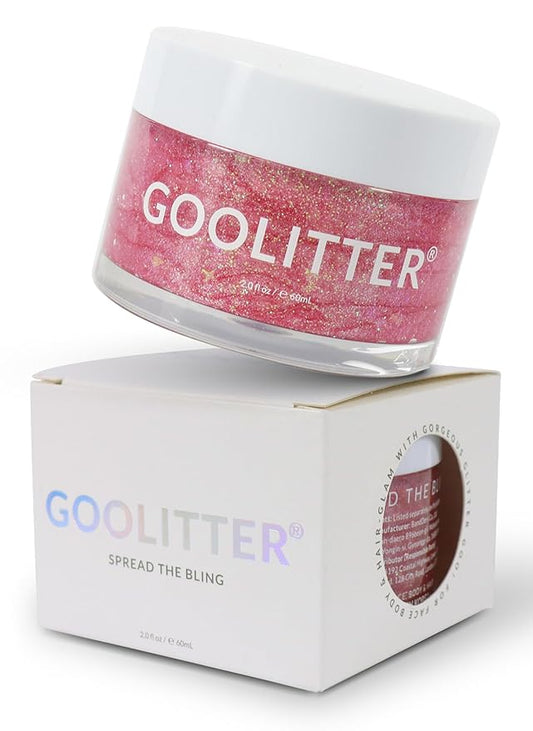 Face, Body & Hair Holographic Pink Glitter Gel [Pink Princess] 2oz (60mL) | Fine | K-Beauty | Halloween, Festival, EDM, Rave, Party, Concert, Costume Makeup | Vegan, Cruelty Free
