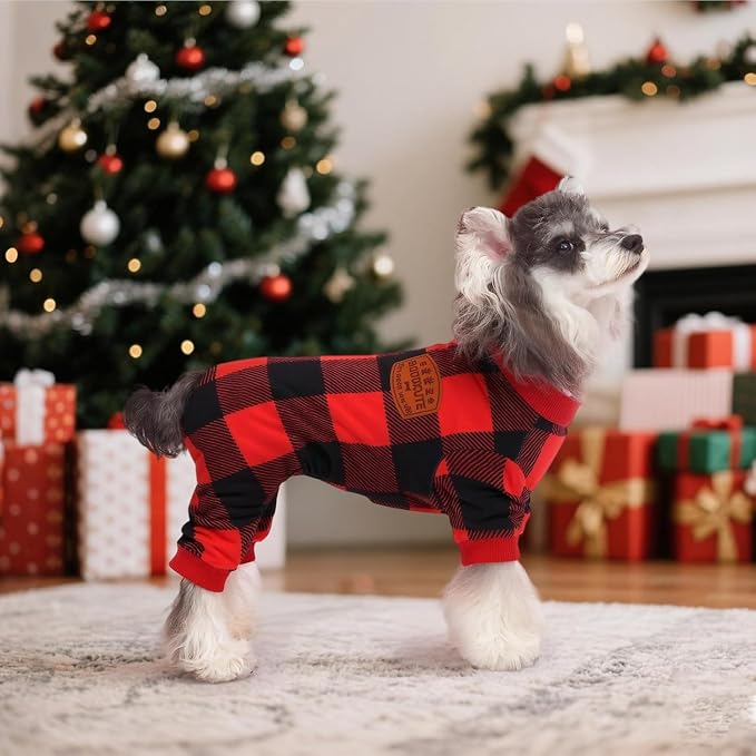 4 Pack Dog Pajamas Soft Lightweight Dog Recovery Suit Onesie Clothes for Small Medium Large Female Pet Boys Girls Dogs Cats
