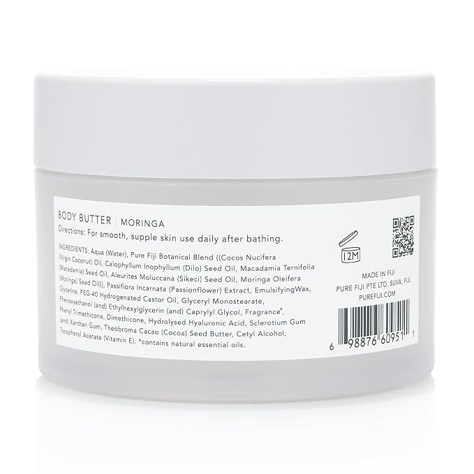 PURE FIJI Nourishing Body Butter, Moringa (6.7oz/200ml)
