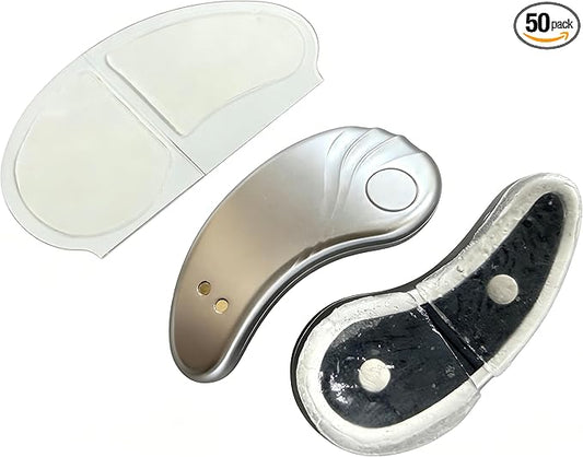 Red Light Therapy for Eyes | 50X Reusable Under Eye Patches | Under Eye Red Light Therapy | Rechargeable Eye Mask for Under Eyes Bags | 50 Pairs Gel(Excluding Machines)