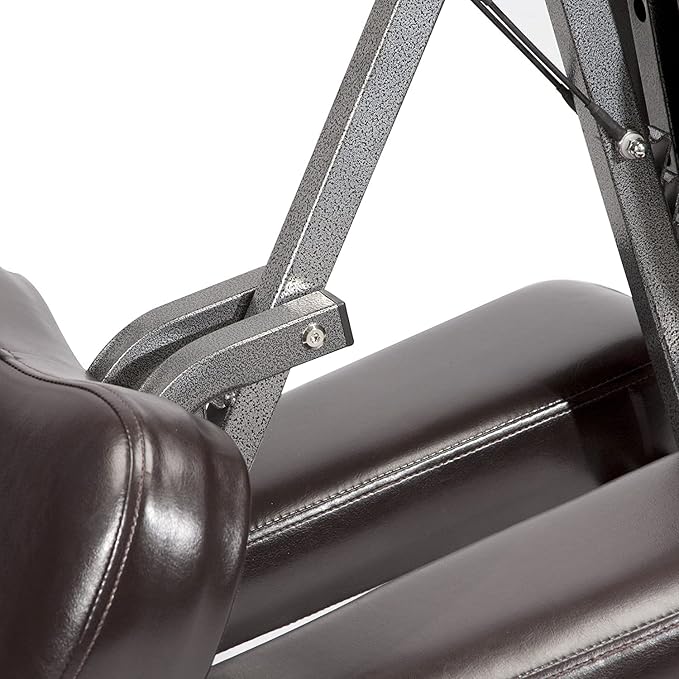 Master Massage Bedford Adjustable Portable Folding Full Body Massage Chair, Coffee, 11" x 14" x 39"