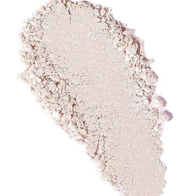 YOUNG VISION Pressed Powder Highlighter, Baked Natural Glow Contour Powder & Face Highlighter, Cruelty Free, Shimmer Highlighting Makeup for Face, Eye, Eyeshadow, Body, Skin (White)