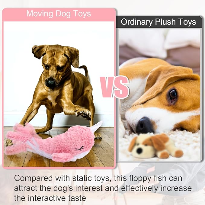 Mity rain Interactive Dog Toys Whale