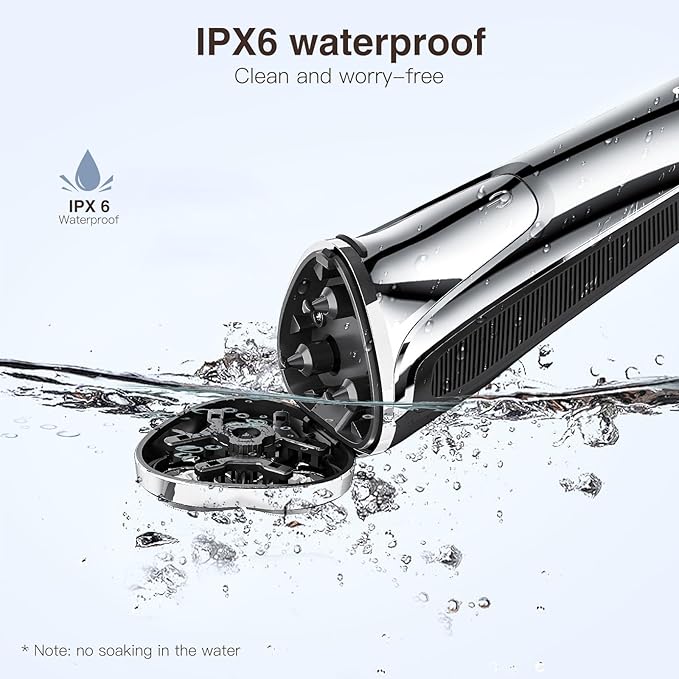 YIRISO Electric Razor for Men, 90Min Long-Lasting Shaver with 4D Floating Head & LCD Display, Ultra Smooth for Sensitive Skin, IPX6 Waterproof, USB-C Fast Charge, with Travel Case - Ideal Gift