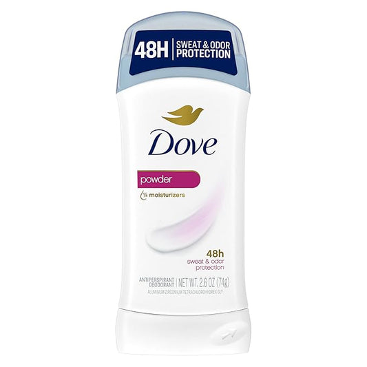 Dove Powder Invisible Solid Anti-Perspirant Deodorant 2.6 oz (Pack of 6)