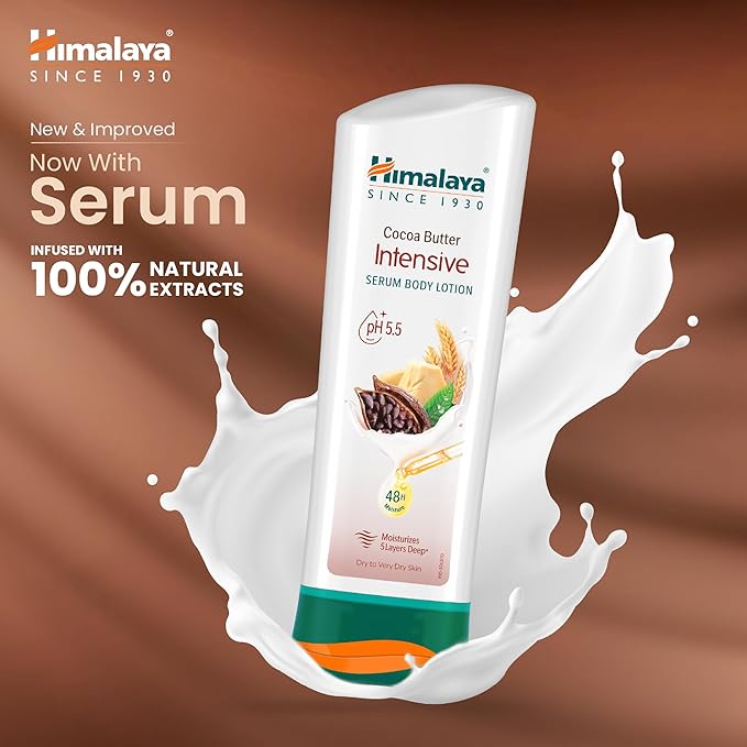 Himalaya Cocoa Butter Intensive Body Lotion for Extra Dry Skin 13.53 oz/400ml