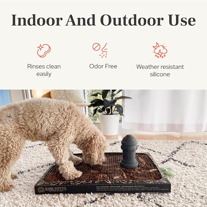 Small Dog Fire Hydrant 4x7 Silicone Soft Potty Training Aid for Small Breeds Under 10lbs Toy Breeds Indoor Outdoor Training Blue