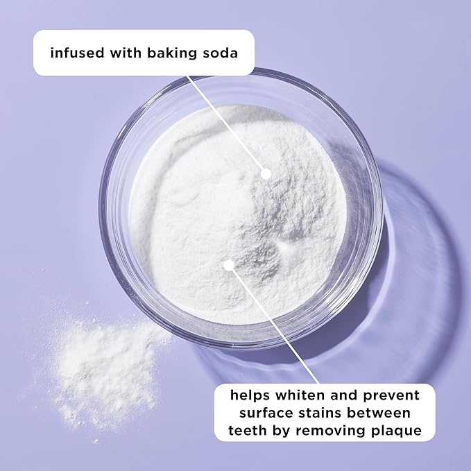 REACH POP Whitening Dental Floss, Peppermint, Baking Soda Infused, Teeth Whitening, Plaque Remover for Teeth, Shred Resistant, Vegan Wax, Cruelty Free, Oral Care, PFAS Free, 2 Pack, 54.6 yd