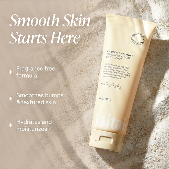Saltair Smooth & Nourish Duo – KP Body Scrub + Santal Bloom Multi-Lipid Body Butter | Exfoliate & Deeply Moisturize for Soft, Radiant Skin