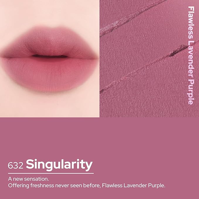 Unseen Blur Lip Tint Long-Lasting Stain, Blendable 3.2g (632 Singularity, 0.11 Ounce (Pack of 1))