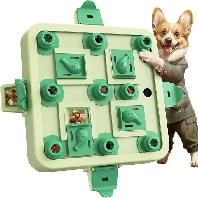 KADTC 3-Level Dog Chess Puzzle Toy, Brain & Mental Stimulation, Smart Dogs