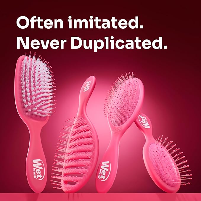 Wet Brush Shine Enhancer Color Wash Watermark, Paddle Hair Detangler Brush with Ultra-Soft Intelliflex Bristles, Infused With Natural Argan Oil, Shiny & Smooth, Wet or Dry, For All Hair Types