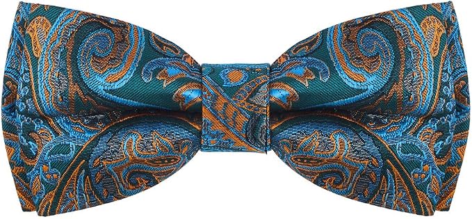 Dog Collar with Bow Tie for Girl or Boy Gift Soft Durable Bowtie Paisley Large