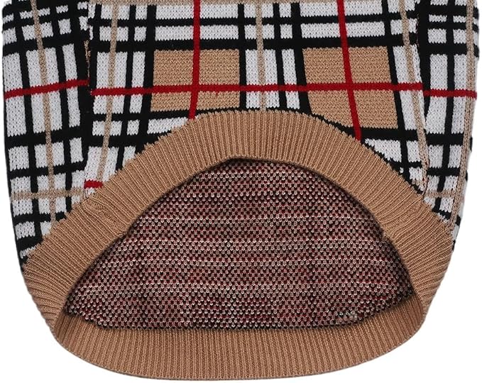 Everything Chic Luxury Dog Sweater – Soft Knit Designer Pet Outfit for Small Dogs & Puppies, XS–L, Stylish Warm Clothing for Yorkies, Chihuahuas, Dachshunds, Maltese, French Bulldog