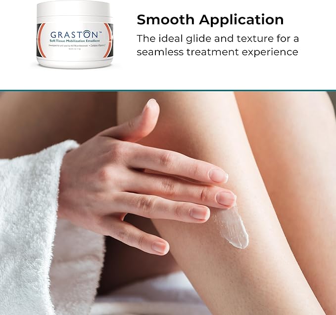 Graston Technique Vitamin E Enriched Emollient - 4oz Jar, Ideal for IASTM Lotion & Massage Therapy Cream, Perfect Vitamin E Cream for Massage and Physical Therapy, 1-Pack
