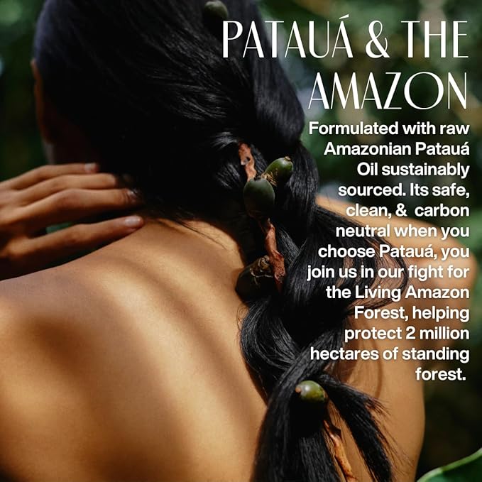 Natura Ekos Patauá Strengthening Anti-Breakage Hair Mask - For Weakened, Brittle, Damaged and Dry Hair - Vegan, Not Tested On Animals