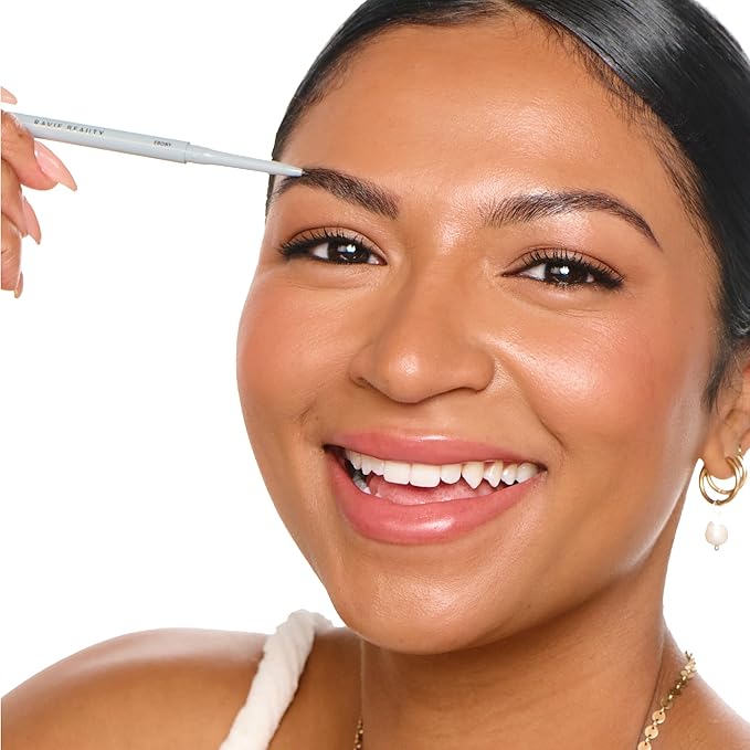Ravie Beauty Easy Everyday™ Brow Pencil - Best Eyebrow Pencil for Women, Smudge Proof Hair-Like Strokes, 1.2mm Precision Tip with Spoolie, Vegan (Ebony)
