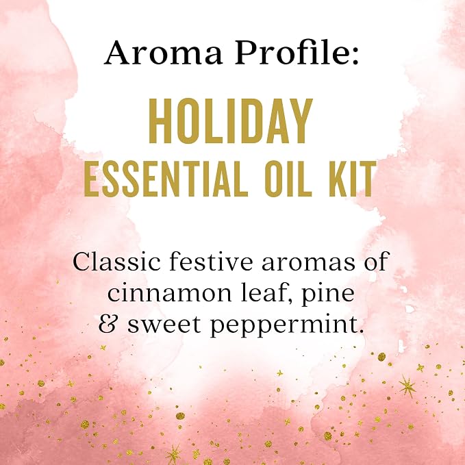 Aura Cacia Holiday Essential Oil Kit