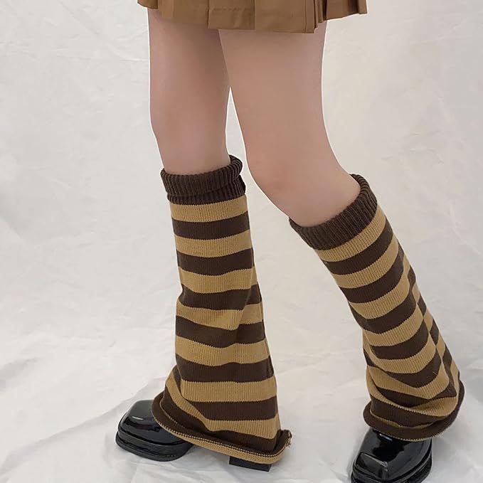 Sexybody Women's Leg Warmers Fashion Knit Warmers Long Socks Cute Y2K Kawaii Japanese Lolita Harajuku Accessories for Girls
