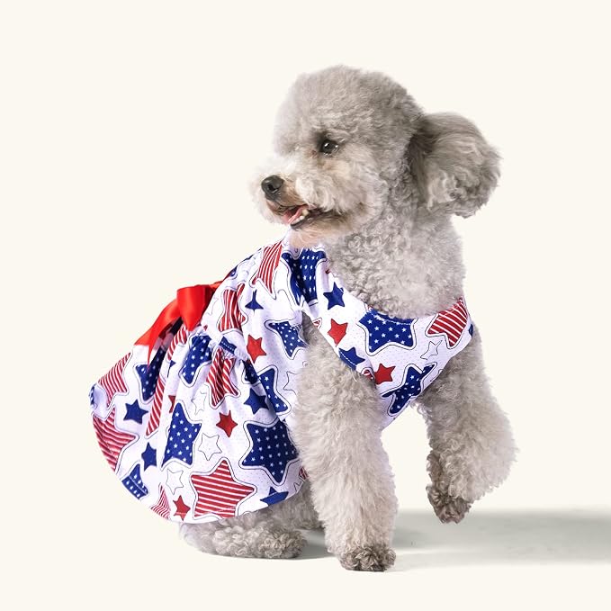 CuteBone Dog Mesh Dress Puppy Sundress Pet Outfit Summer Fashion for Small Dogs Girl Cat Clothes