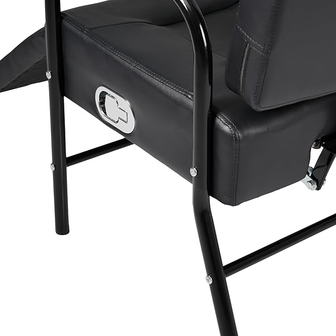 Shampoo Chair with Footrest for Salon,Adjustable Reclining Up to 90-150°Salon Seat for Barber Equipment,Hair Stylist,Leather Shampoo Bowl Spa Beauty Equipment for Beauty Shop
